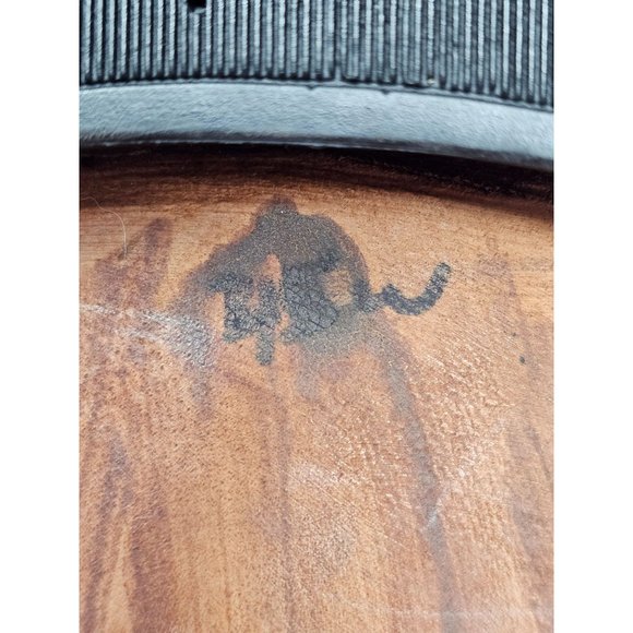 Ostrich Men's Penny Loafer Size 12 with Wood Sole - Picture 14 of 16